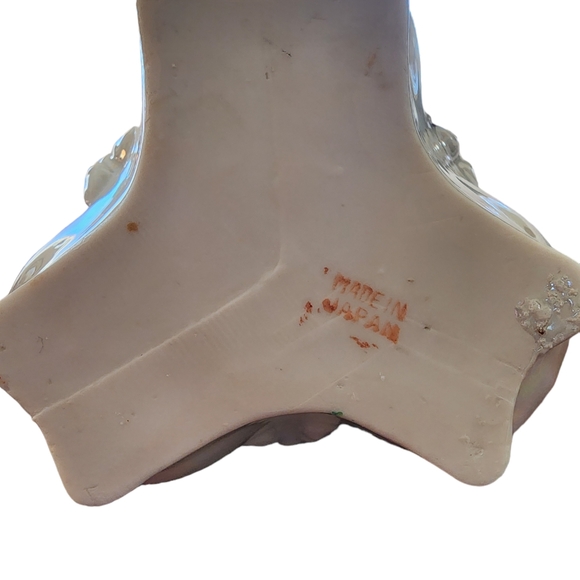 Three Little Pigs Ashtray Japanese Opalescent Pottery - Picture 4 of 6